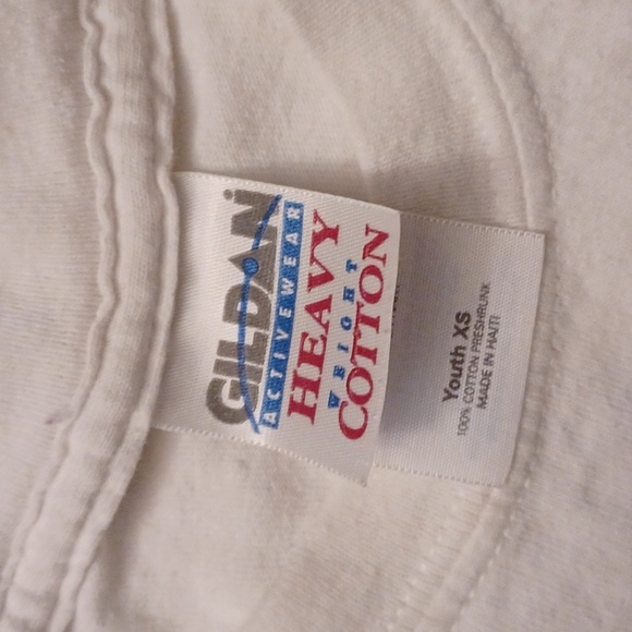 $4 Add-on White "Little Sister" Tee - Size XS (Youth) - Picture 4 of 5